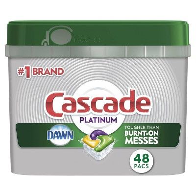 Cascade Platinum ActionPacs Lemon Scent Dishwasher Detergent | Target