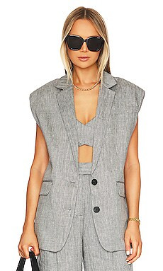 Amanda Sleeveless Tailored Blazer
                    
                    Shona Joy | Revolve Clothing (Global)