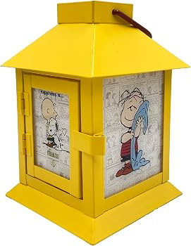 Mark Feldstein Peanuts 75th Anniv Happiness is LED Lantern | Amazon (US)
