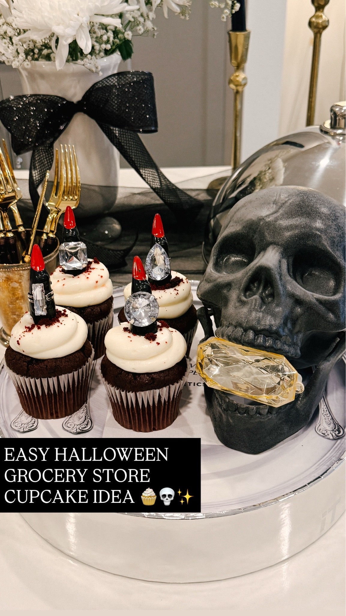 Links to recreate the bejeweled witch finger cupcakes 💍💀💋

#LTKHome #LTKfoodie #LTKSeasonal