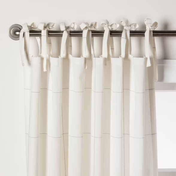 Windowpane Plaid Curtain Panel - Hearth & Hand™ with Magnolia | Target