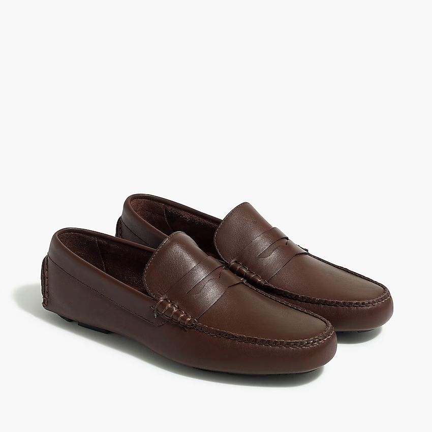 Leather driving moccasins | J.Crew Factory