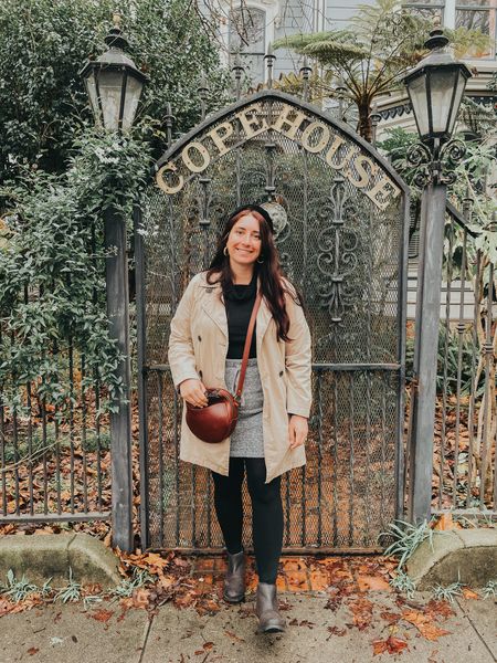 Embrace French girl style with neutrals and a trench for rainy winter days 🌧️🤍🇫🇷  neutrals like these are great for capsule wardrobes and travel! 🧳 The bag is Portland leather co, and some of these items have been in my closet for a while, so I linked the closest I could find🌿 #frenchgirlstyle #traveloutfits #neutrals #capsulewardrobe 

#LTKstyletip #LTKtravel
