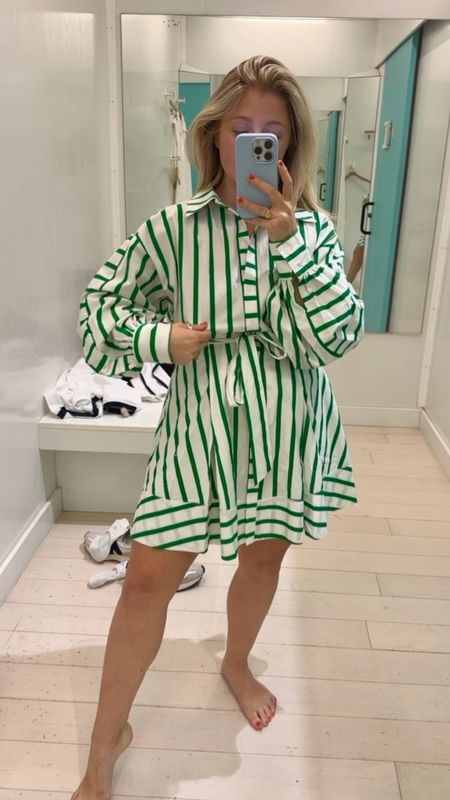 Green Striped Dress for the Masters 

#LTKSeasonal #LTKstyletip #LTKfitness