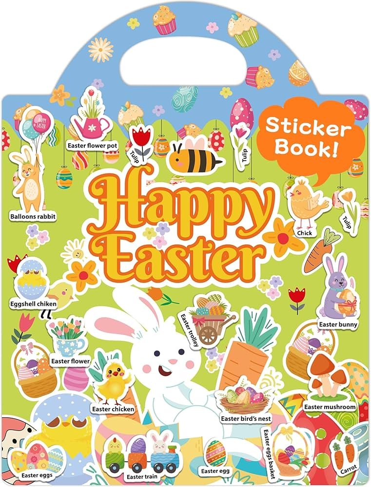 Benresive Reusable Sticker Books for Toddlers, Fun Travel Stickers for Kids, Toddler Sticker Book... | Amazon (US)