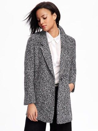 Marled Everyday Coat for Women | Old Navy US