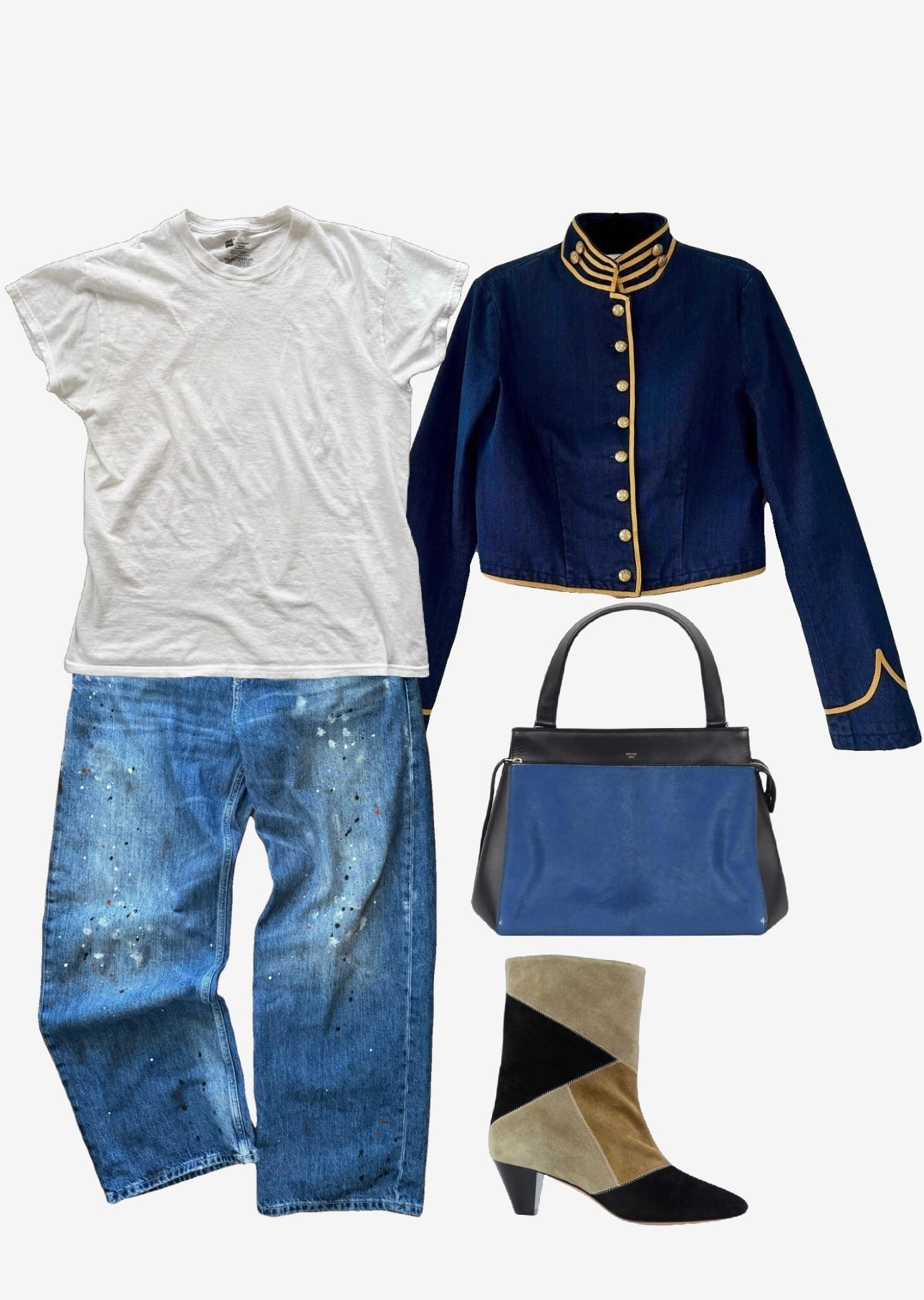 Another day, another men’s Hanes t-shirt. This is why I buy a 5 pack. I’m also glad I bought this jacket several years ago before people starting asking ridiculous $$$ for them. 
Jacket, bag, and boots are secondhand/vintage. 

#LTKootd #LTKOver40