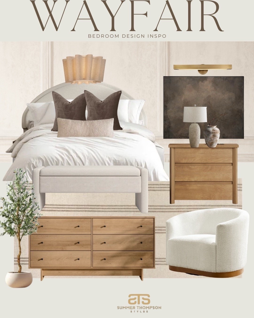 Bringing warmth and elegance into the bedroom with soft neutrals, natural textures, and cozy layered details 🤍.


#wayfairfinds #bedroomdesigninspo #neutralbedroomdecor #cozybedroomvibes #moderntransitionalstyle #wayfairhome #woodfurniturestyle #interiordesigninspo #homedecorlovers #neutralhomestyle #summerthompsonstyles


#LTKHome #LTKvlog #LTKdayinmylife