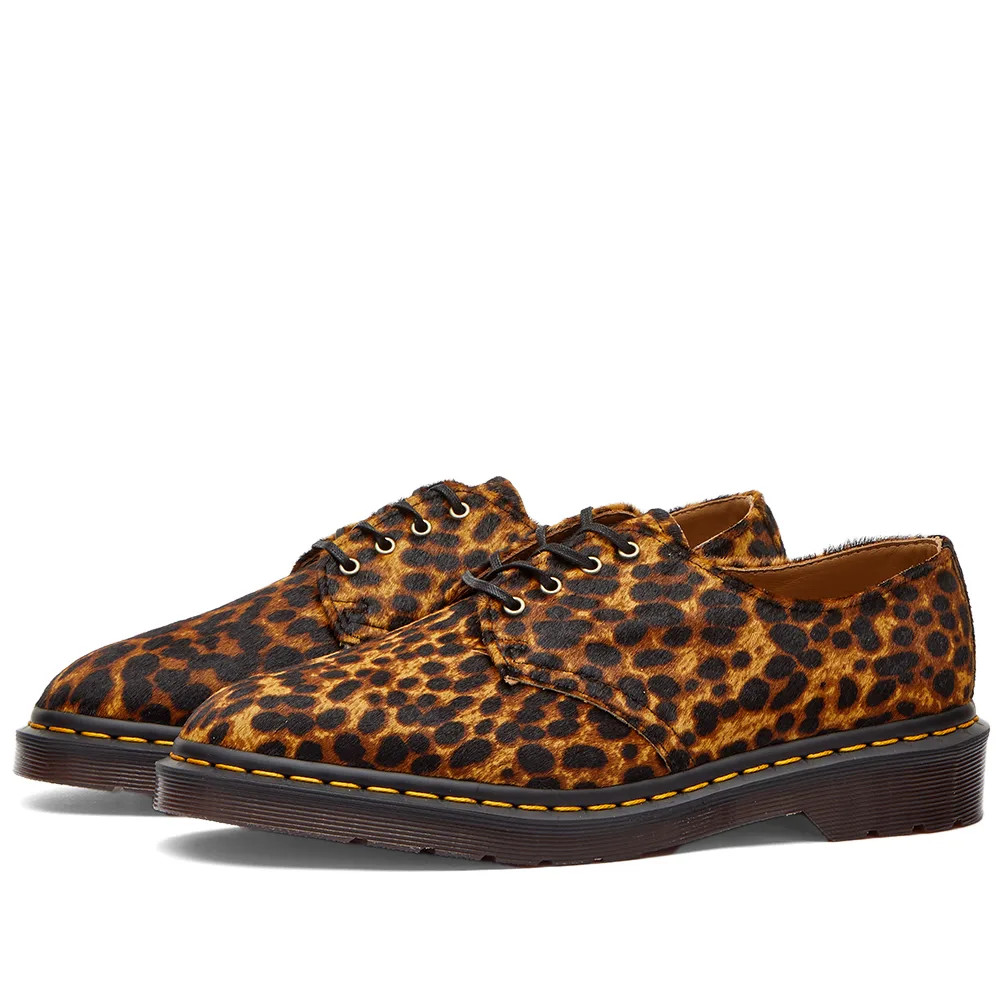 Dr. Martens Smiths 4 Eye Shoe in Leopard | END. Clothing