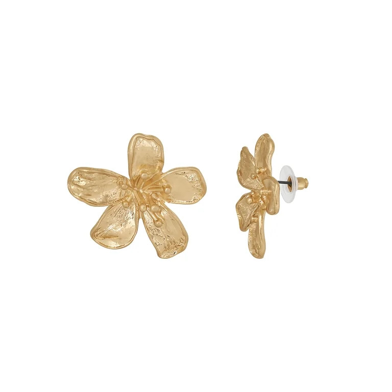 Jessica Simpson Women’s Polished Flower Stud Earrings | Walmart (US)