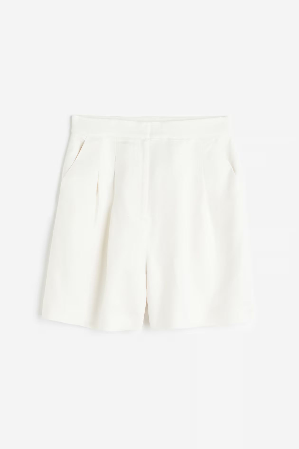 Shorts aus Leinenmix - Weiß - Ladies | H&M AT | H&M (DE, AT, CH, NL, FI)