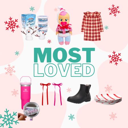 Most loved from last week:

1. Build a snowman kit (perfect for stocking stuffers!)
2. Cutest Christmas cry baby dolls! Adorable size and good quality under $10!
3. Softest flannel nightgown for girls (& on sale!)
4. Prettiest pink Stanley + Stanley name plate 
5. Dainty hair bows I love
6. My favorite boots for winter
7. Plates for holiday hosting! 

#targetfinds #amazon #amazonfinds #christmas #stockingstuffers

#LTKHoliday #LTKGiftGuide #LTKkids