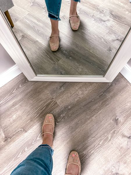 Even more on trend than ballet flats is mesh ballet flats and so glad these for restocked! Style with jeans, dresses, skirts or slacks. 

Shoes fit TTS

Spring shoes 
Spring shoe trends
Spring flats 
Office outfit 
Spring outfit 
Summer outfit 

#LTKSeasonal #LTKShoeCrush #LTKFindsUnder50