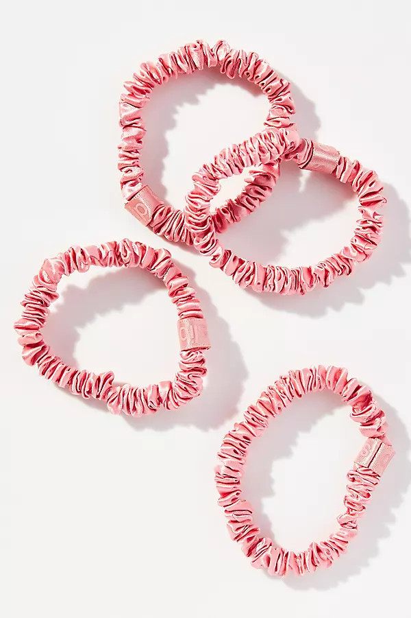 Silk Skinny Scrunchie Set | Anthropologie (US)