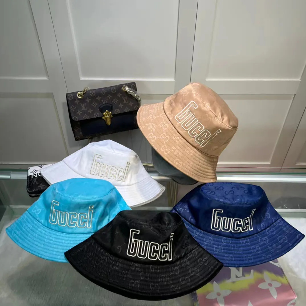 Dupe GU CCI Bucket Hats For Men Women Embroidered Letter Beanie With Dust Opp Bag From Myghd, $14... | DHGate