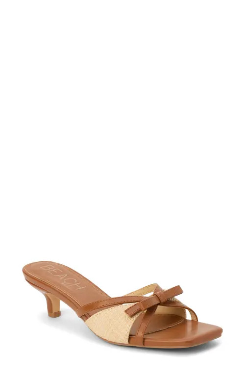 Coconuts by Matisse Porter Kitten Heel Sandal in Cognac at Nordstrom, Size 8 | Nordstrom
