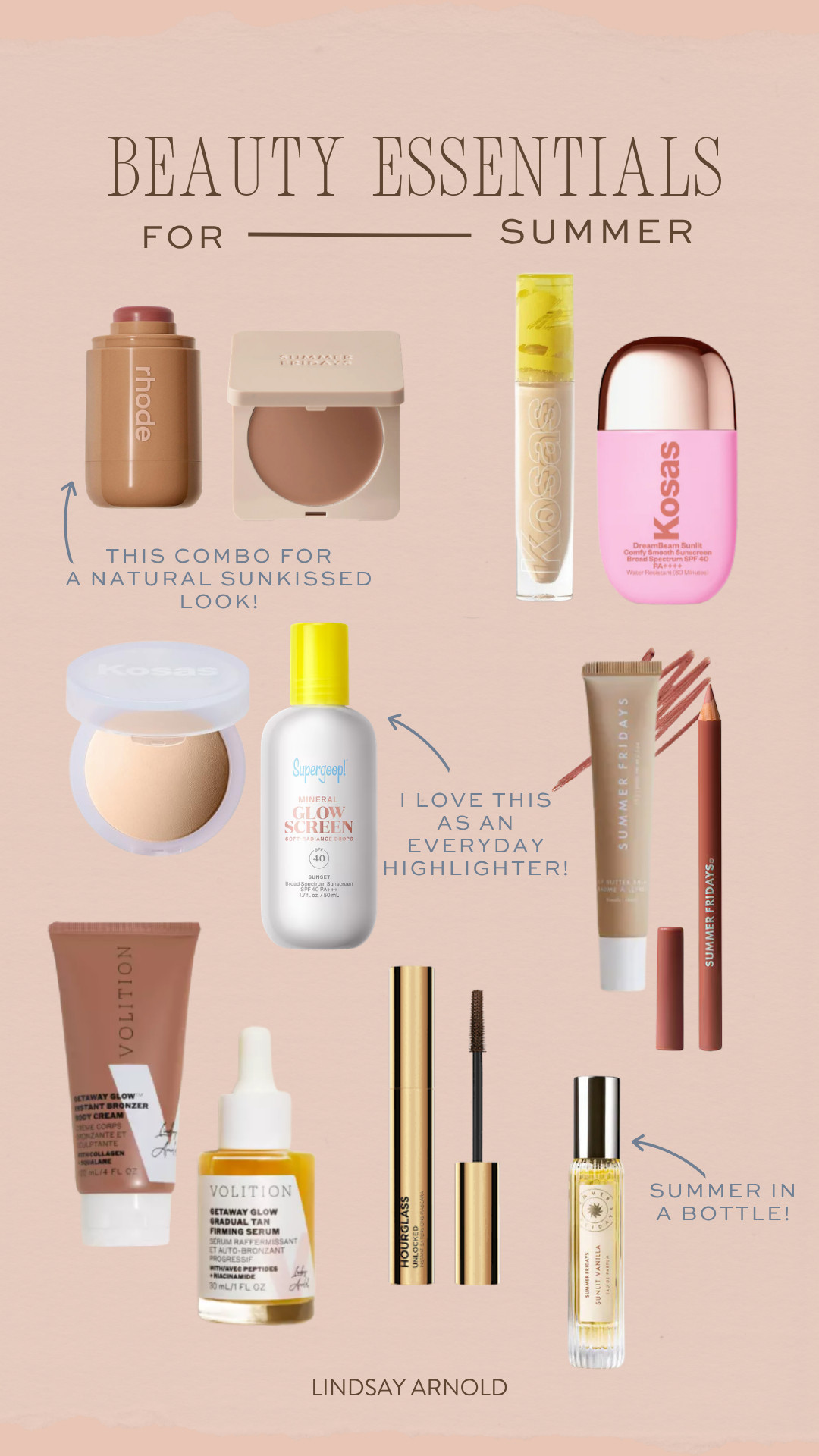 My summer beauty essentials! 

 #LTKgrwm #LTKSeasonal #LTKBeauty
