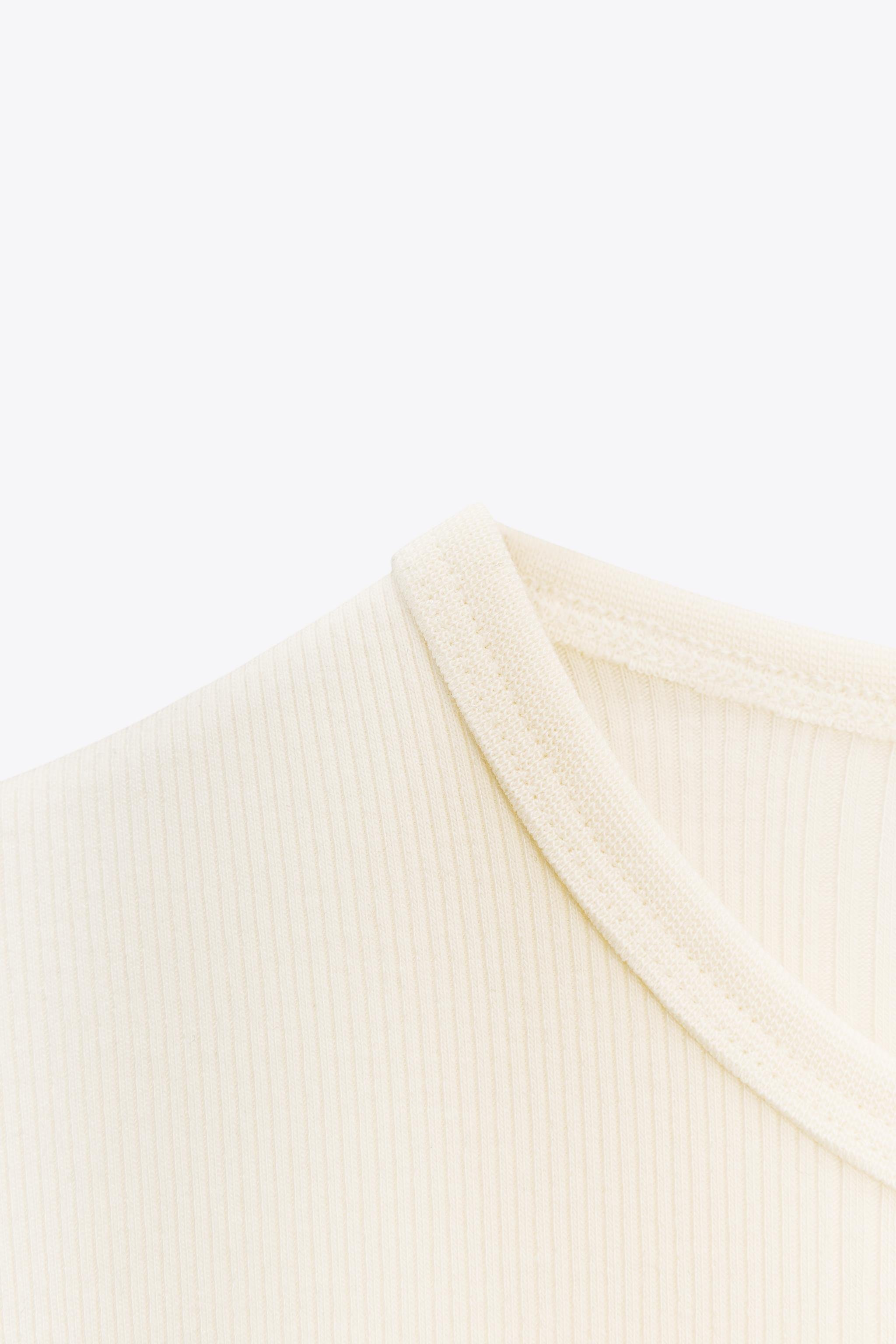 RIB SHORT SLEEVE T-SHIRT | Zara UK