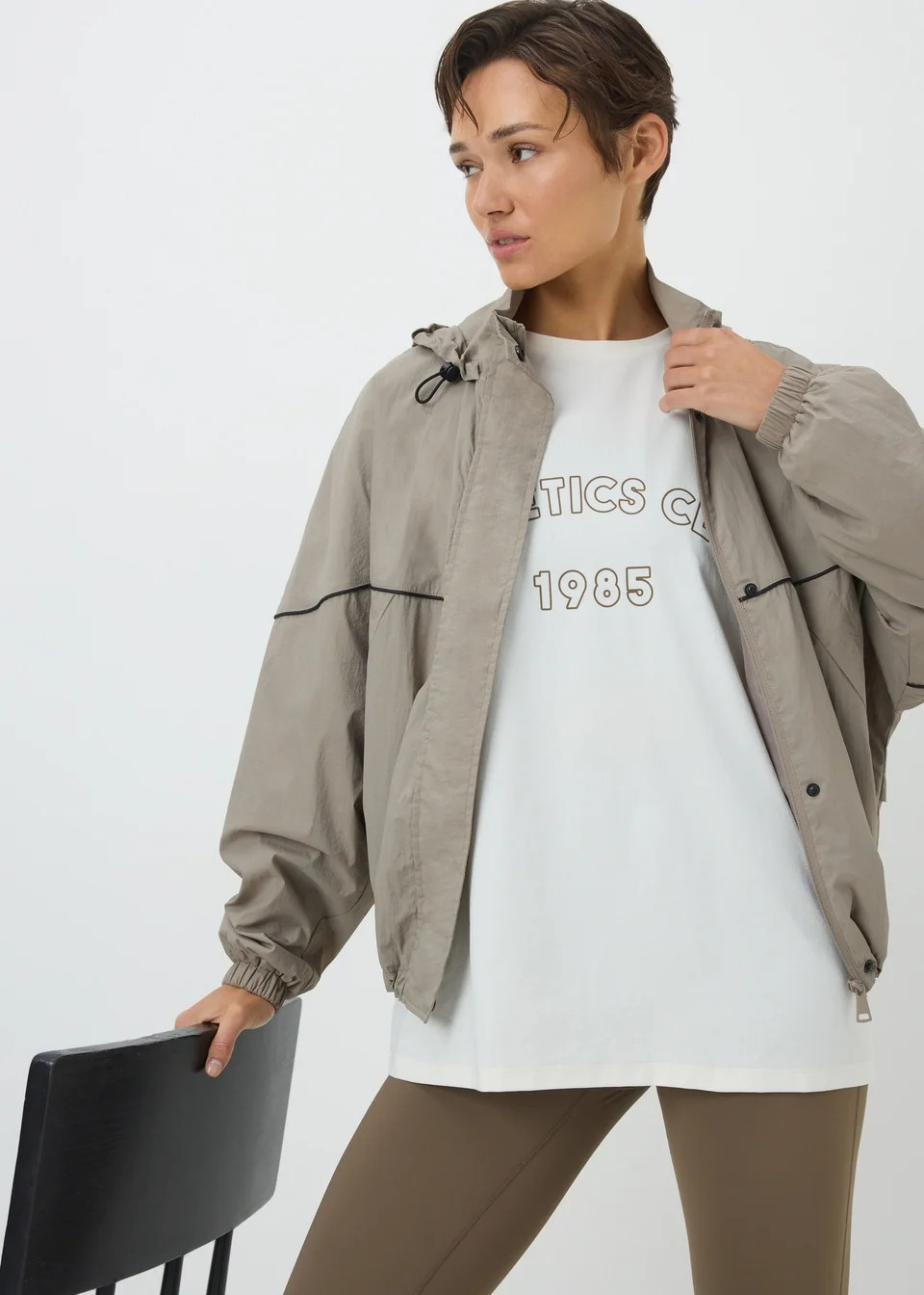 Souluxe Stone Running Jacket | Matalan (UK)