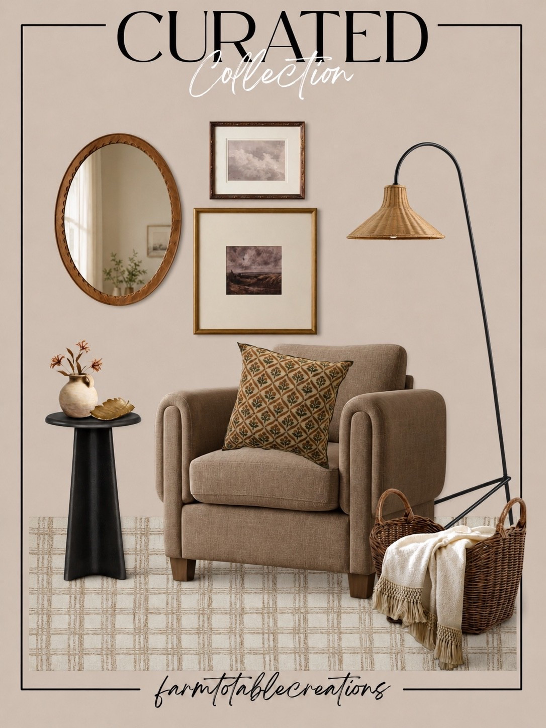 Cozy Curated Home Edit 🤎

Warm neutrals, beautiful textures, and those collected details that make a space feel cozy and inviting. From the statement chair and woven floor lamp to the vintage-inspired artwork, patterned pillow, rug, mirror, and finishing touches—this entire look feels effortlessly pulled together.

#NeutralHome #CozyHome #OrganicModern #CuratedHome #InteriorInspiration #HomeInspo #LivingRoomDecor #AccentChair #AreaRug #HomeAccessories #WallDecor #AmazonHome #AmazonFinds

#LTKHome #LTKSaleAlert #LTKSeasonal