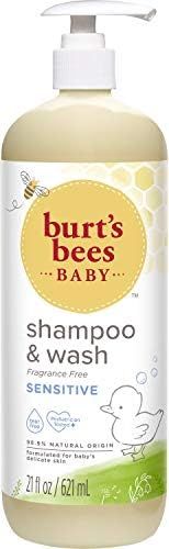 Amazon.com: Baby Shampoo & Wash, Burt's Bees Tear Free Soap, Natural Baby Care, Original, 21 Ounc... | Amazon (US)