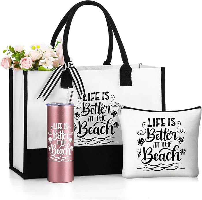 Sieral 3 Pcs Life is Better at the Lake Gifts for Women Tumbler Stainless Steel Mug Cup Christmas... | Amazon (US)