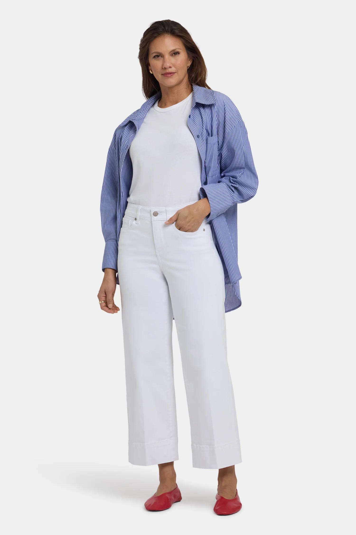 Teresa Wide Leg Ankle Jeans | NYDJ