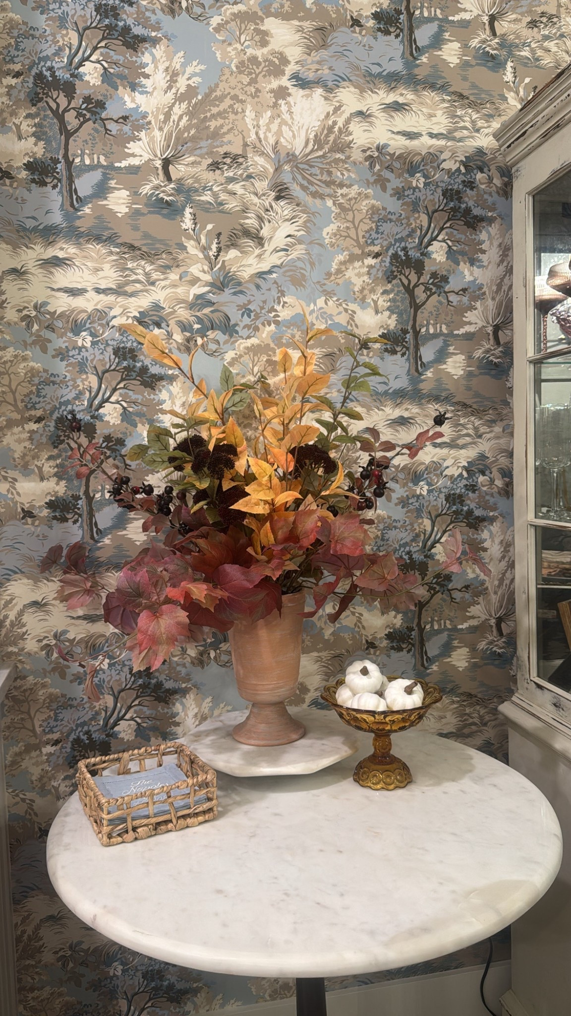 This is your sign to purchase this XL fall floral artificial arrangement that looks so real and beautiful!! On SALE online only bc it wasn’t yesterday in the store when I bought 😅  so beautiful for Thanksgiving or Friendsgiving 

#LTKSeasonal #LTKSaleAlert #LTKHome