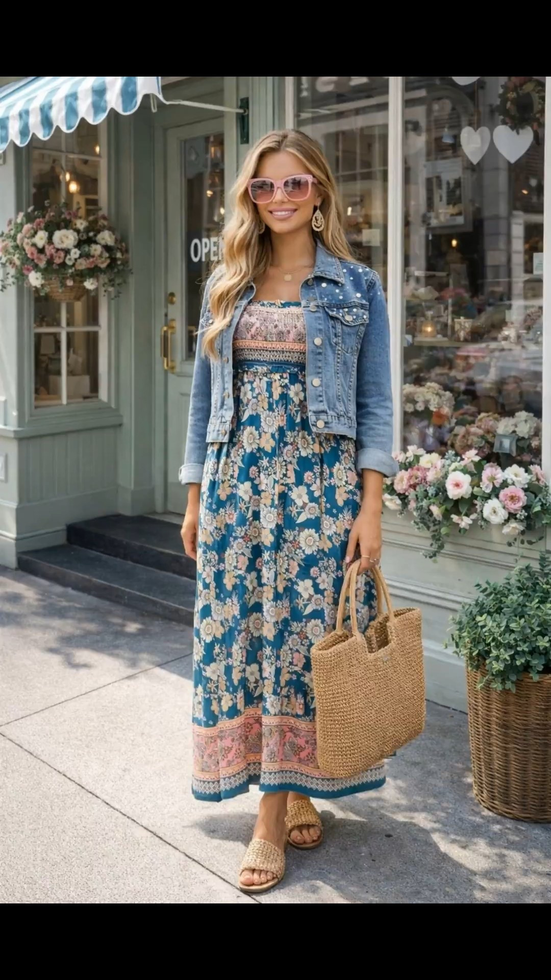  Effortless Summer Dress Outfit

Effortless Summer Maxi Dress Outfit with Denim Jacket 🤍 This chic summer look features a floral maxi dress styled with a classic denim jacket, woven sandals, and a straw tote—perfect for strolling cute shops, brunch dates, or weekend outings. Easy, feminine, and timeless summer style inspiration.

#summeroutfit #summerstyle #maxidress #denimjacket #casualchic #boutiqueshopping #summerfashion #vacationstyle #resortwear #bohostyle #amazonfashion 

 

 