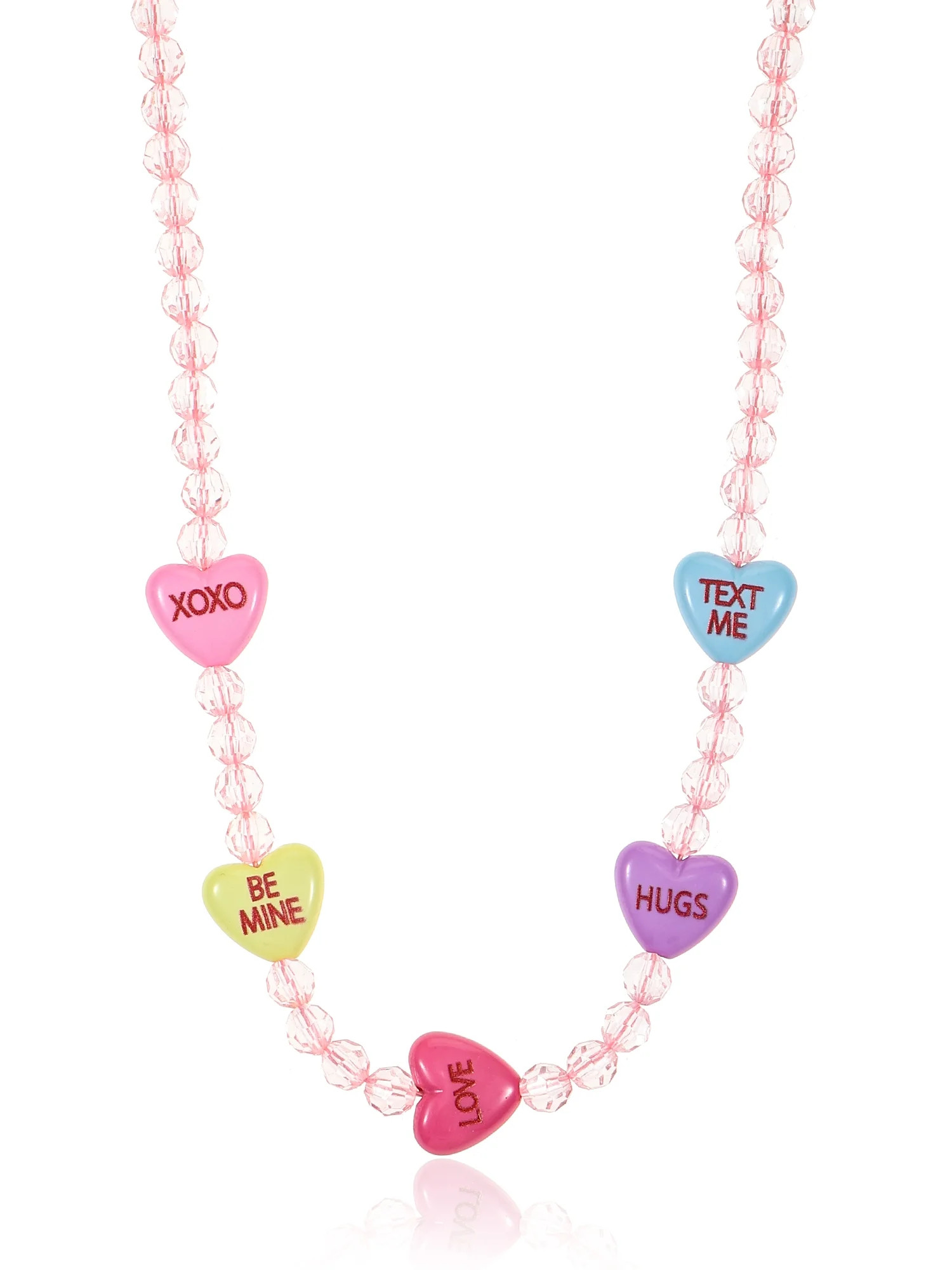 Way to Celebrate Valentine's Day Candy Hearts Necklace, 1 Piece | Walmart (US)