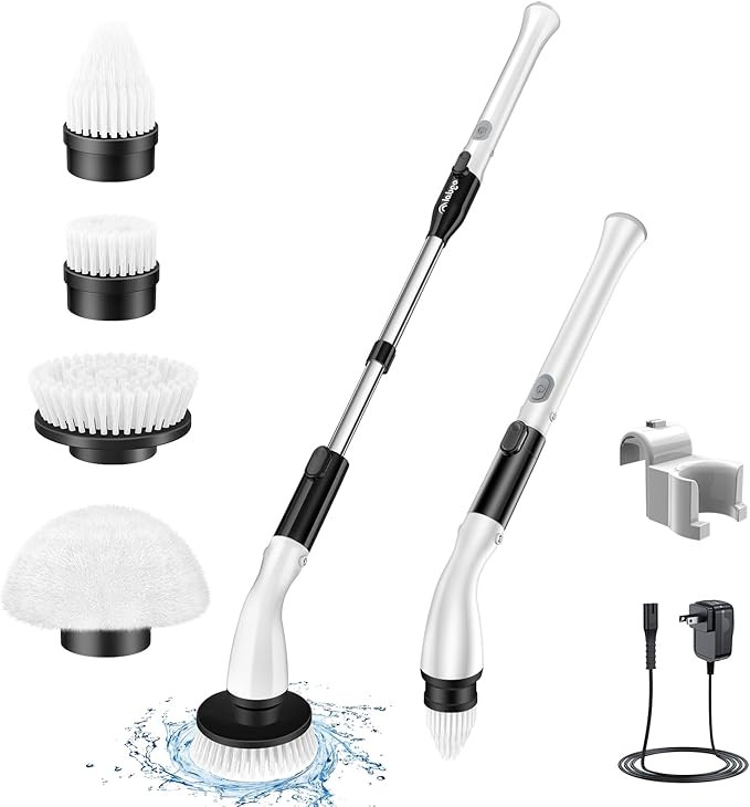 LABIGO Electric Spin Scrubber LA1 Pro, Cordless Spin Scrubber with 4 Replaceable Brush Heads and ... | Amazon (US)