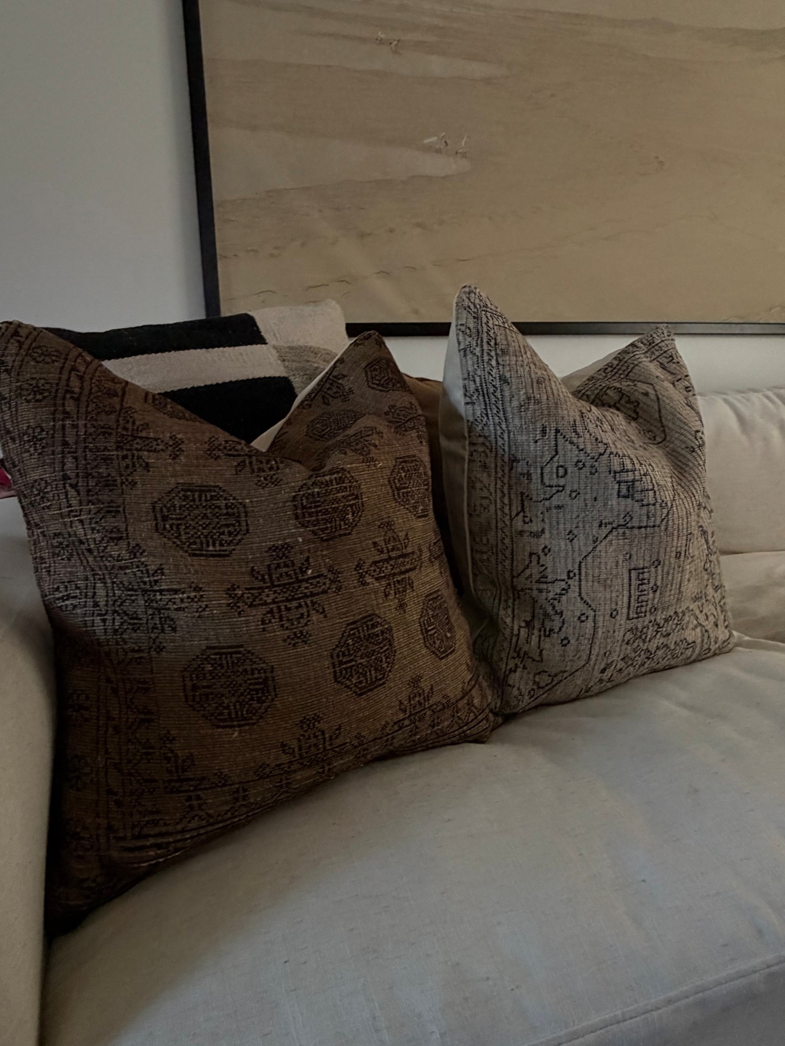 West elm throw pillow covers I love! Some are on sale. The lighter one was less than $30! 

#LTKHome
