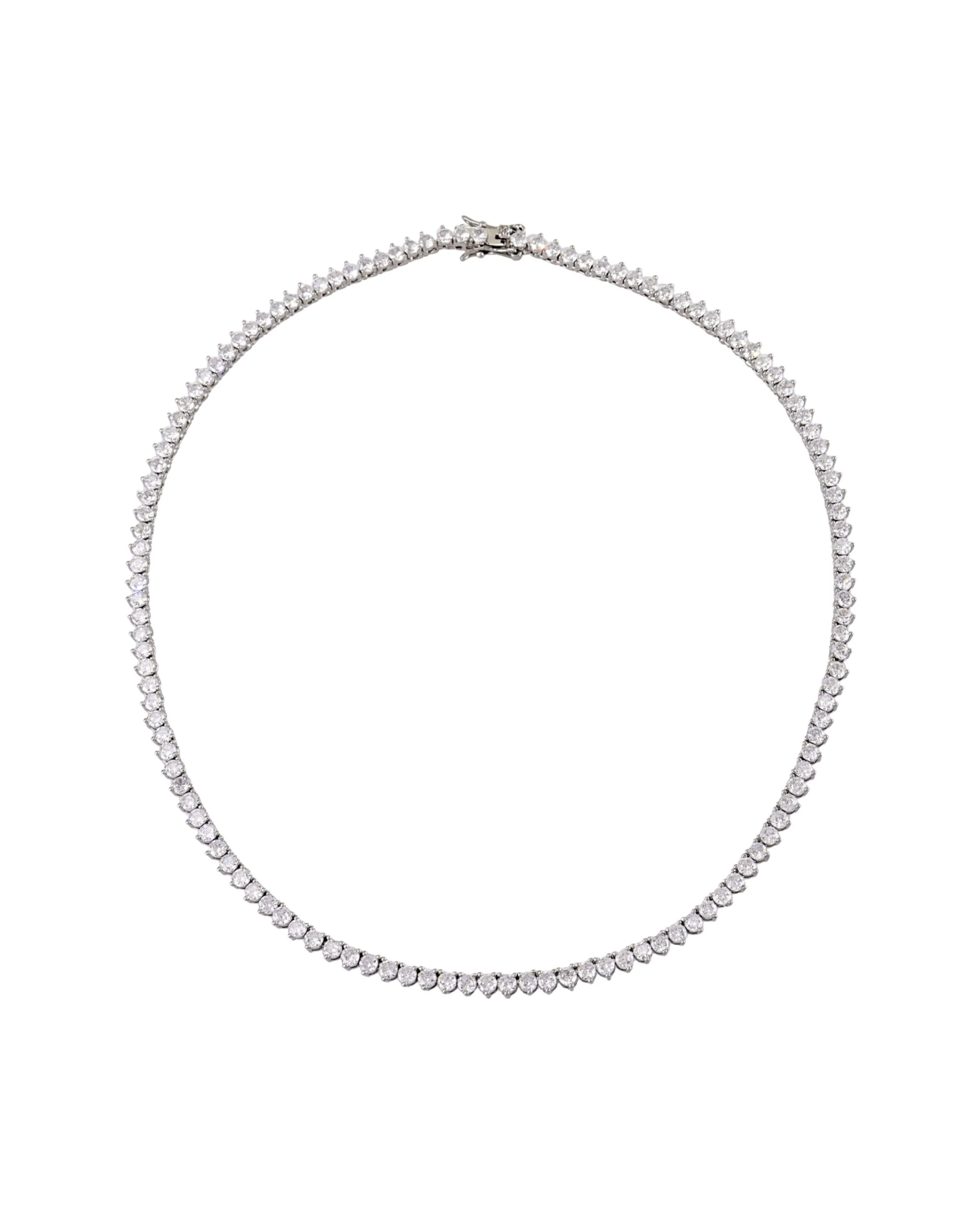 3 PRONG TENNIS NECKLACE | Artizan LLC
