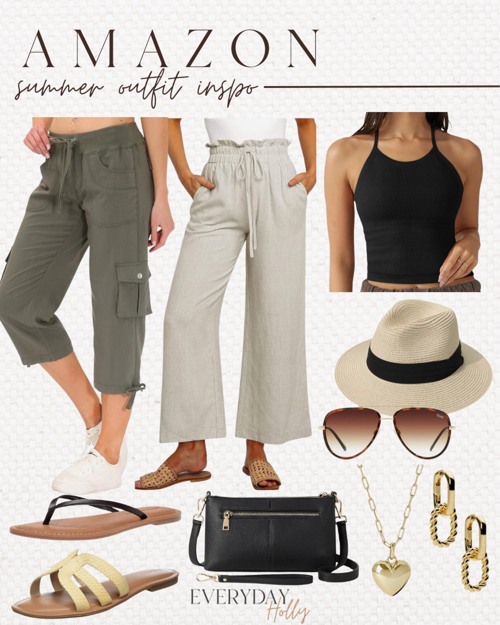 Summer Outfit Inspo 


Amazon Summer Fashion  Summer Fashion Finds  Summer Looks  Travel Looks  Linen Pants  Vacation Outfit Inspo  Olive Joggers  Summer Accessories  Everyday Holly 

#LTKtravel #LTKSeasonal #LTKstyletip