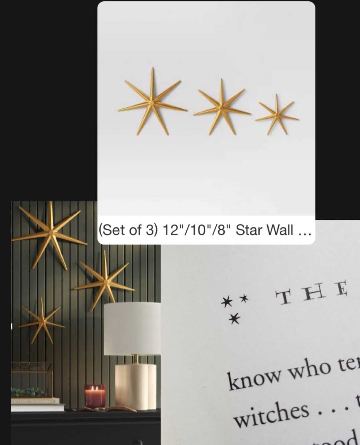 Harry Potter book stars wall art?! Such a cute and magical item for your home. ✨⚡️

#LTKFindsUnder50 #LTKHome