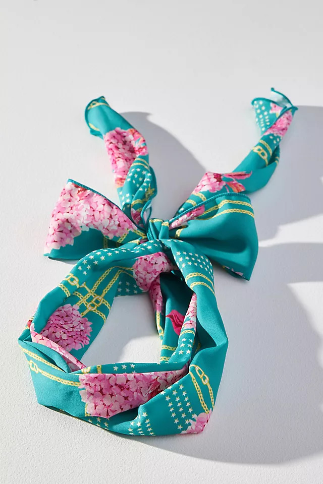 Geometric Floral Hair Wrap | Anthropologie (US)