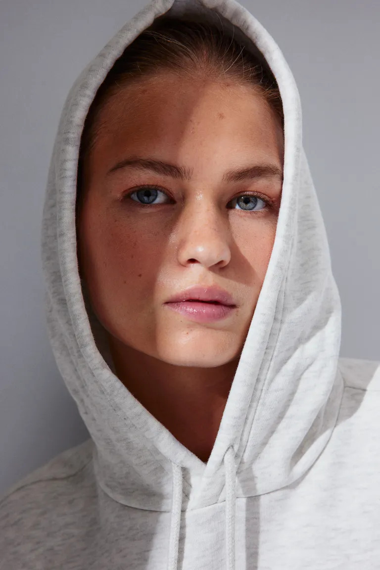 Oversized Hoodie - Cream - Ladies | H&M US | H&M (US + CA)