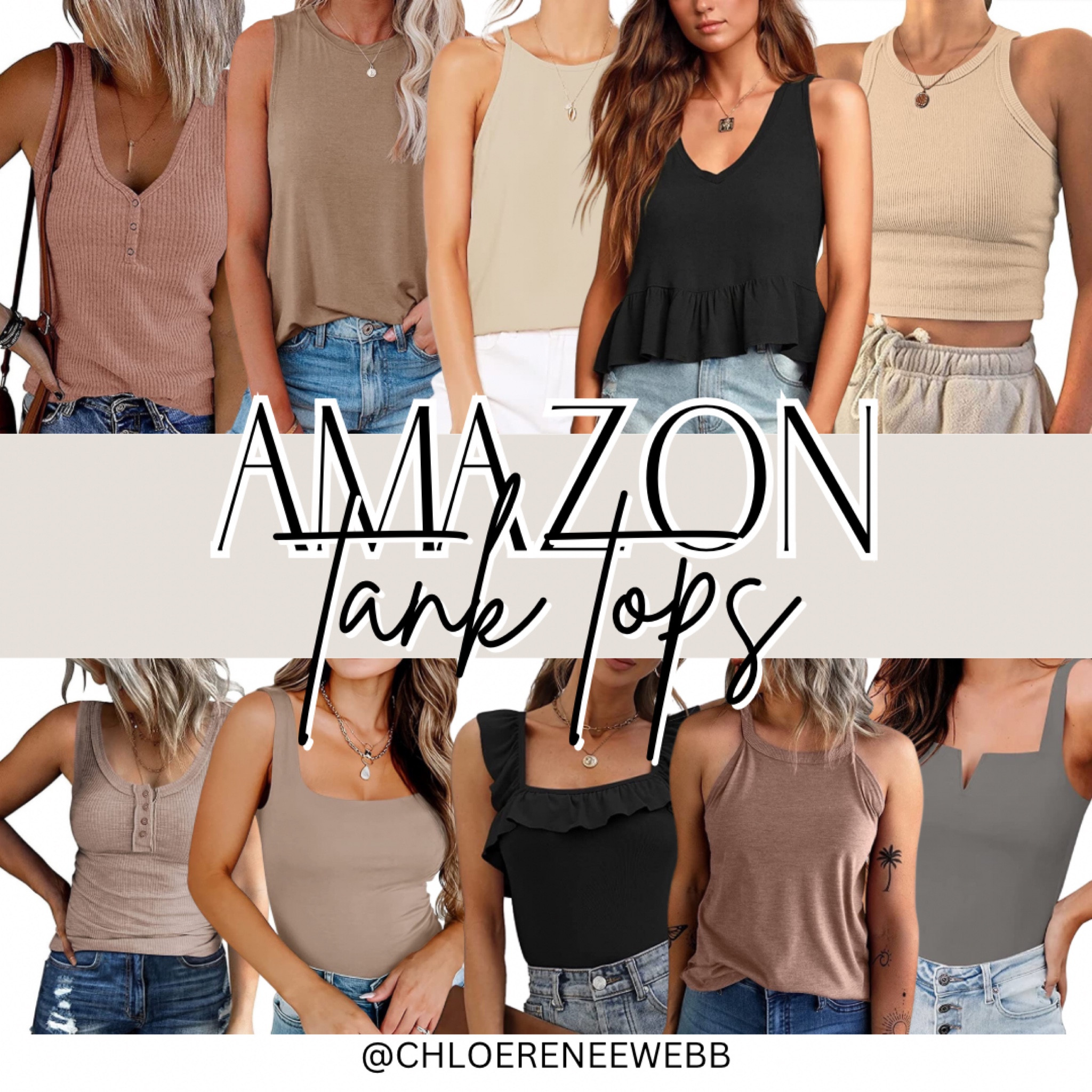 Amazon tank tops! These are my top faves for summer! 

tank tops, amazon fashion, amazon, amazon fashion, amazon looks, neutral tank top, black tank top, simple outfit, summer outfit

#LTKFind #LTKfit #LTKstyletip