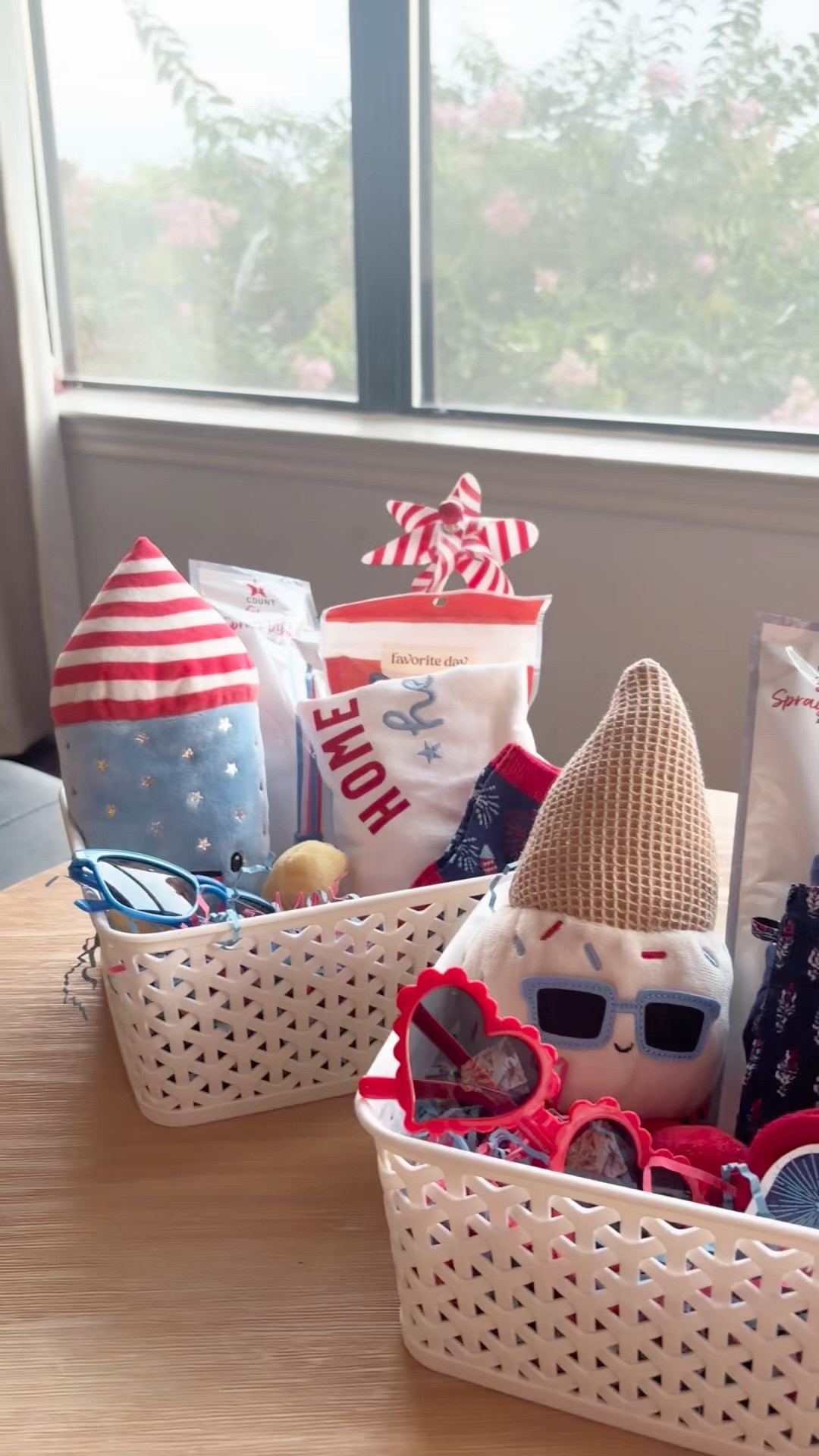 Sharing everything I could link from our Fourth of July baskets! ❤️🤍💙

The socks, pinwheel, glow sticks, and glasses were all Target Bullseye’s Playground finds. Since those seasonal items can be hard to find, I linked a similar pair of glasses just in case. Hope this helps!

#LTKSeasonal #LTKKids #LTKmomlife