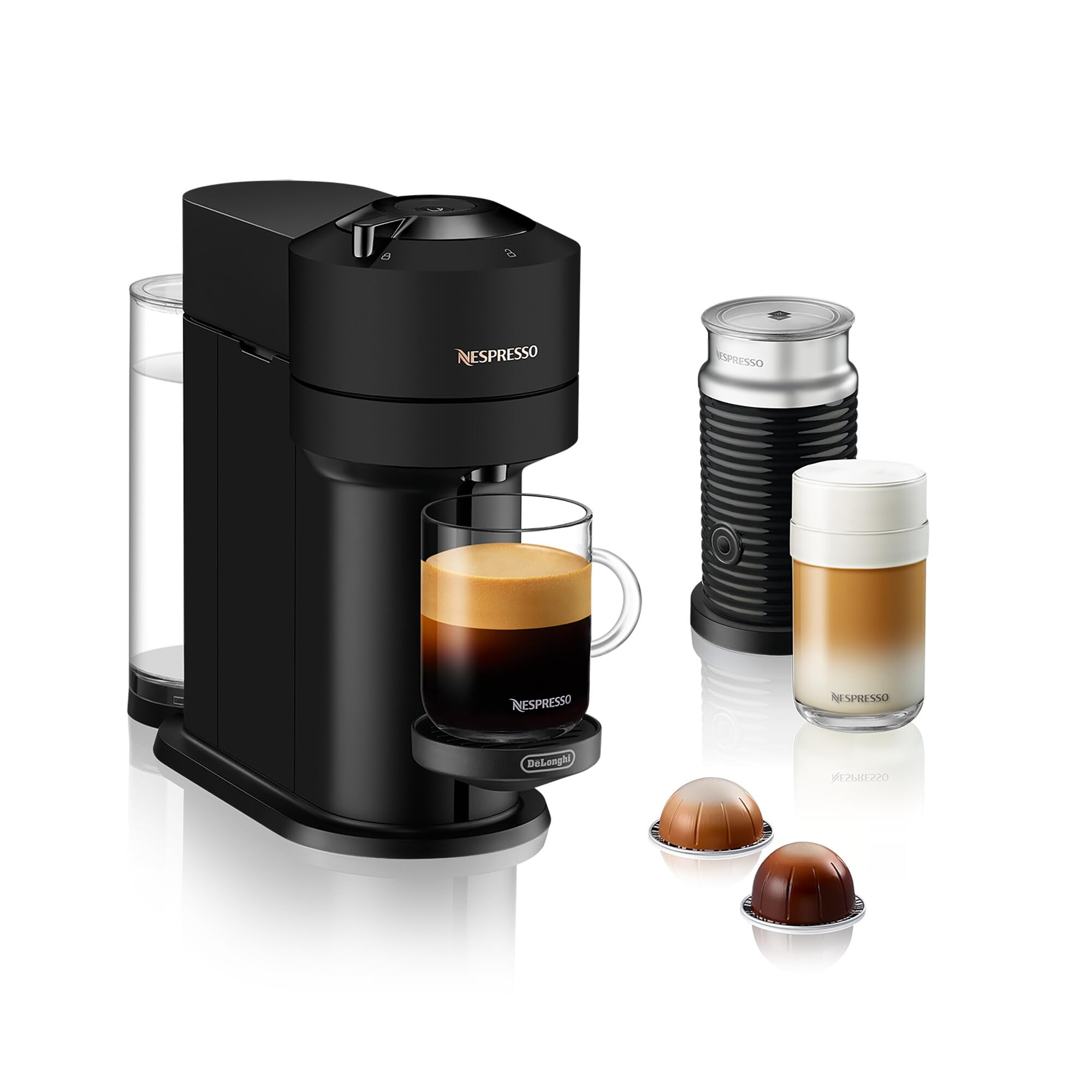 Nespresso Vertuo Next Coffee Machine by De'Longhi with Aeroccino Milk Frother, Over 30 Varieties ... | Amazon (UK)