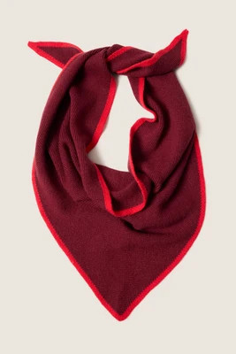EVEREVE Women's Dana Knit Bandana, Burgundy Red | Evereve