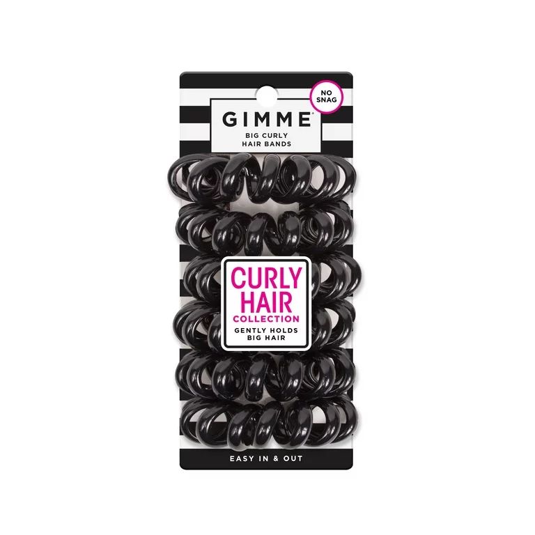 GIMME MEGA SPIRAL HAIR TIES 6CT | Walmart (US)