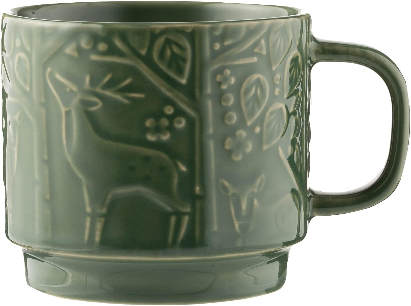 Mason Cash in The Forest Stoneware Mug 300ml Green 2002.236 | Amazon (US)