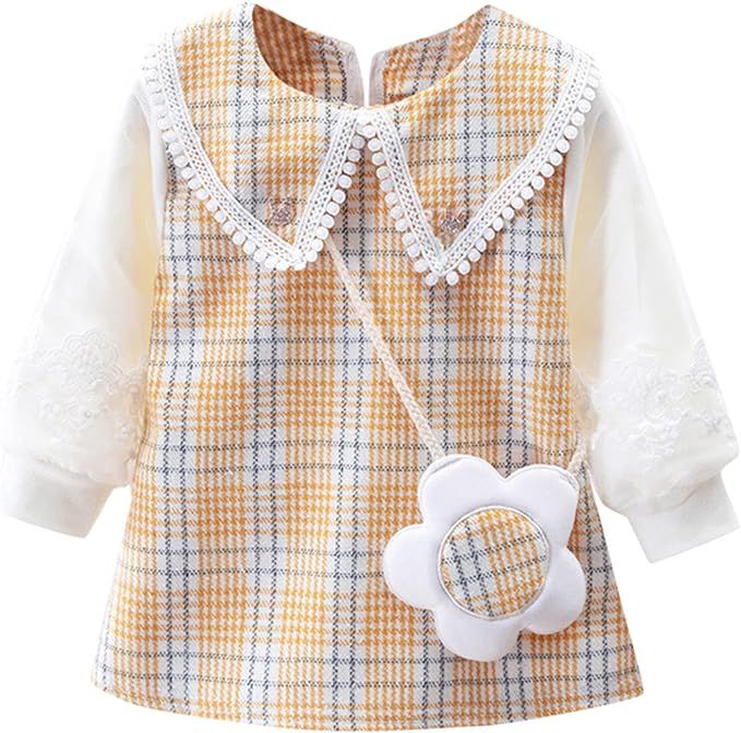 Floral Baby Layette Set Graphic Minimalist Comfortable Love Heart Prints Tunic Dress Elegant Wear... | Amazon (US)