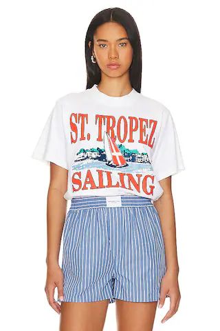 firstport Saint Tropez Sailing T Shirt in White from Revolve.com | Revolve Clothing (Global)