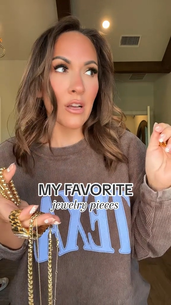 my current favorite jewelry pieces!! i have several brands im currently obsessed with! ✨ 

Everything is saved in my LTK 🤍

#LTKstyletip #LTKunder100 #LTKFind