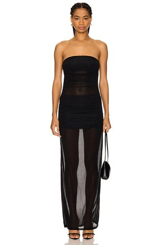 Lovers and Friends Lexi Maxi Dress in Black from Revolve.com | Revolve Clothing (Global)
