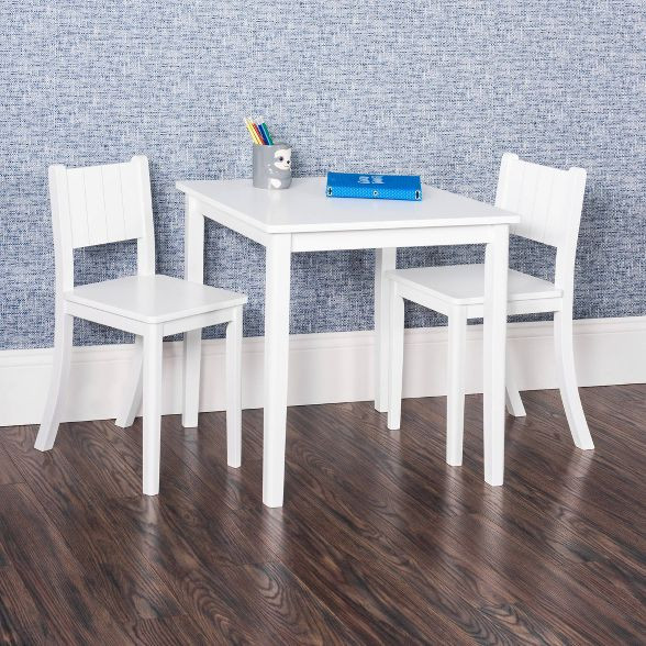 Child Craft Cafe Table and Chairs - Matte White | Target