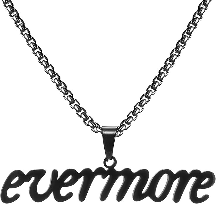 Album Song Title Necklace for Men, TS Inspired Necklace for Music Lover, Singer Fans Gifts Neckla... | Amazon (US)