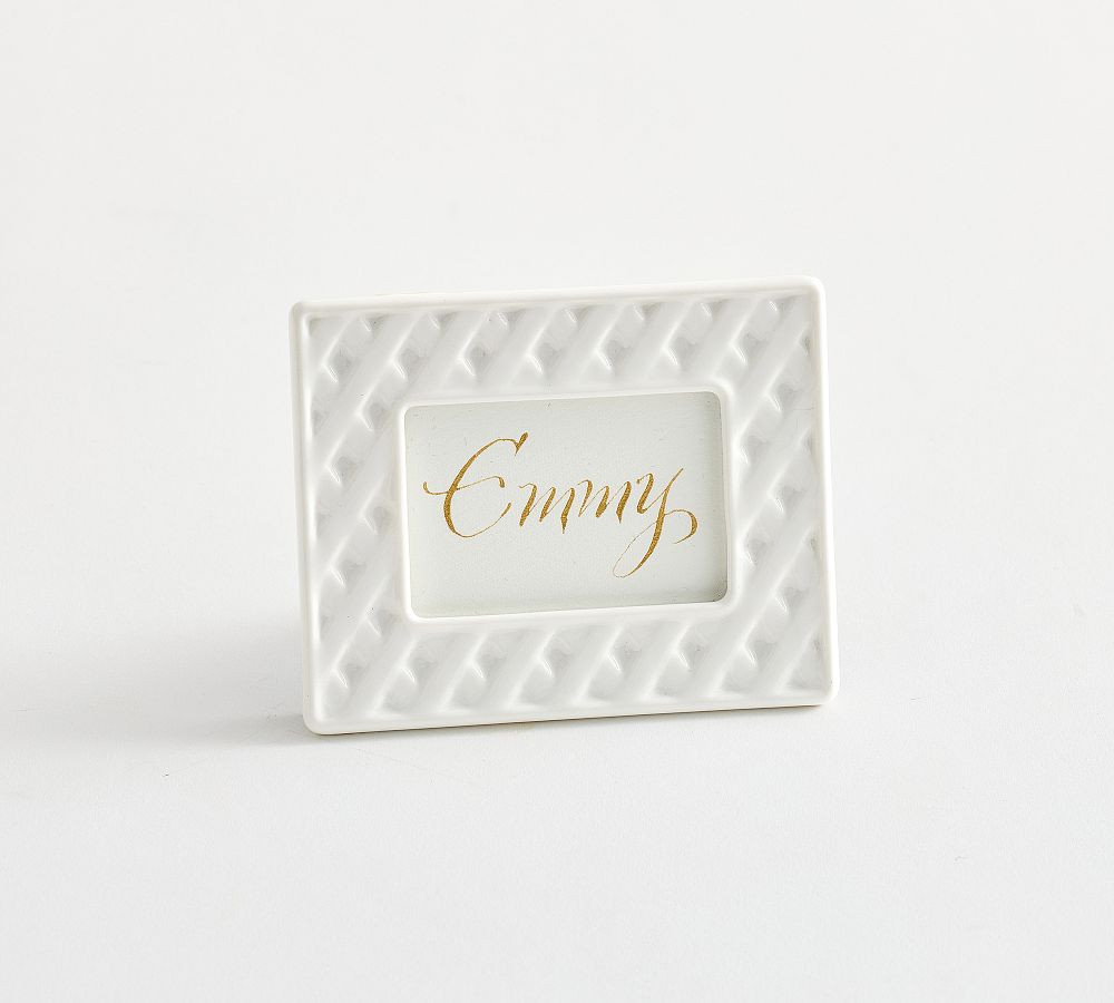 Monique Lhuillier Skylar Place Card Holders - Set of 4 | Pottery Barn (US)